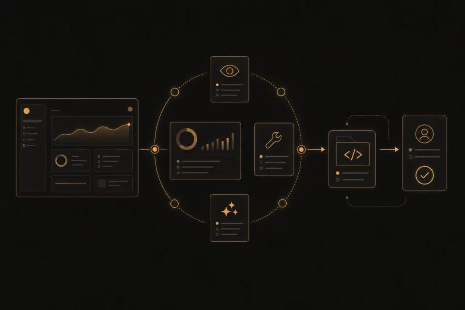 A live product moving through analytics, fixes, enhancements, and a clean codebase handover